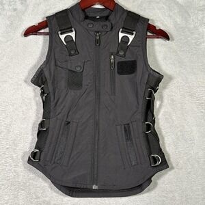 Oakley Vest Womens XS Black AP Tactical Field Gear Nylon Utility Zip